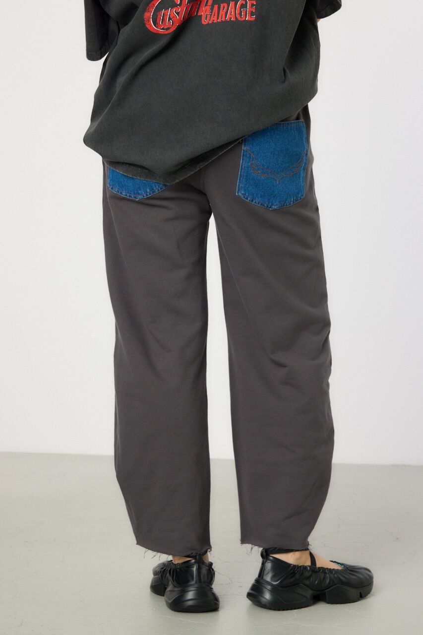 RODEO CROWNS「デニムウエスト スウェットワイドパンツ」|その他|