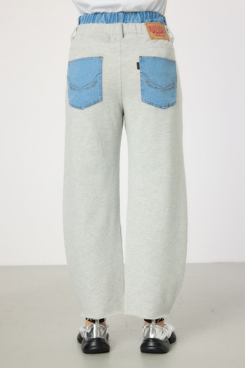 RODEO CROWNS「デニムウエスト スウェットワイドパンツ」|その他|