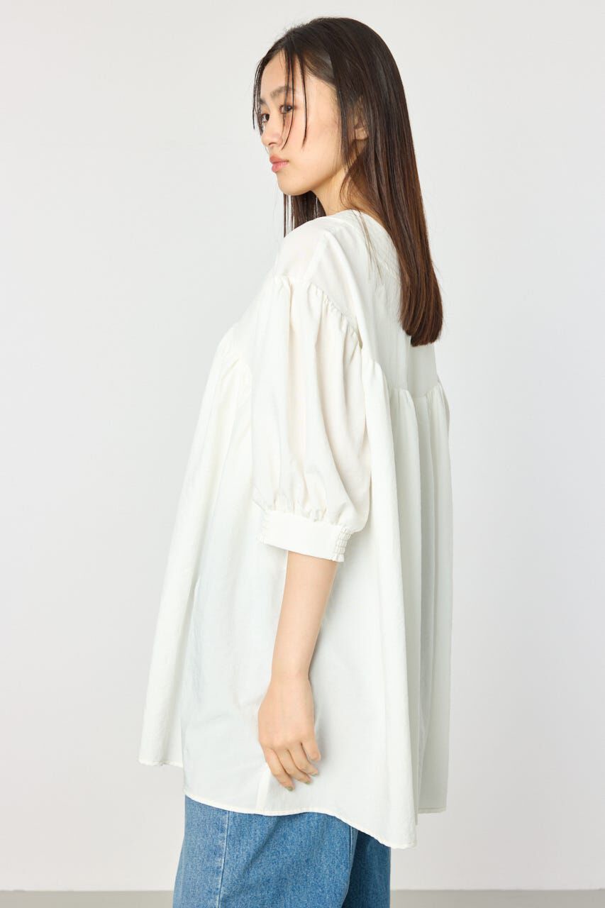 RODEO CROWNS「ギャザーチュニック2WAYブラウス」|シャツ・ブラウス|