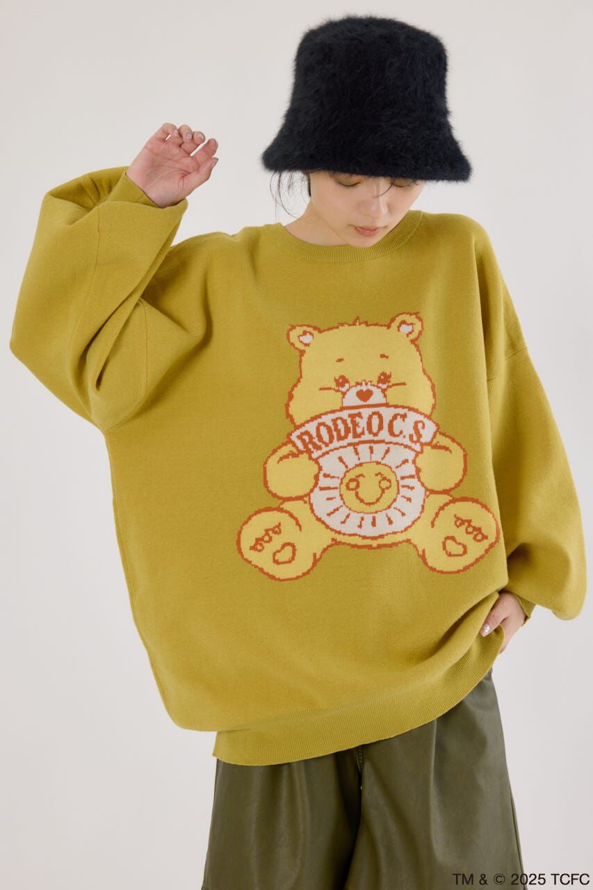 RODEO CROWNS「(Care Bears) カラーニットトップス」|ニット・セーター|YEL