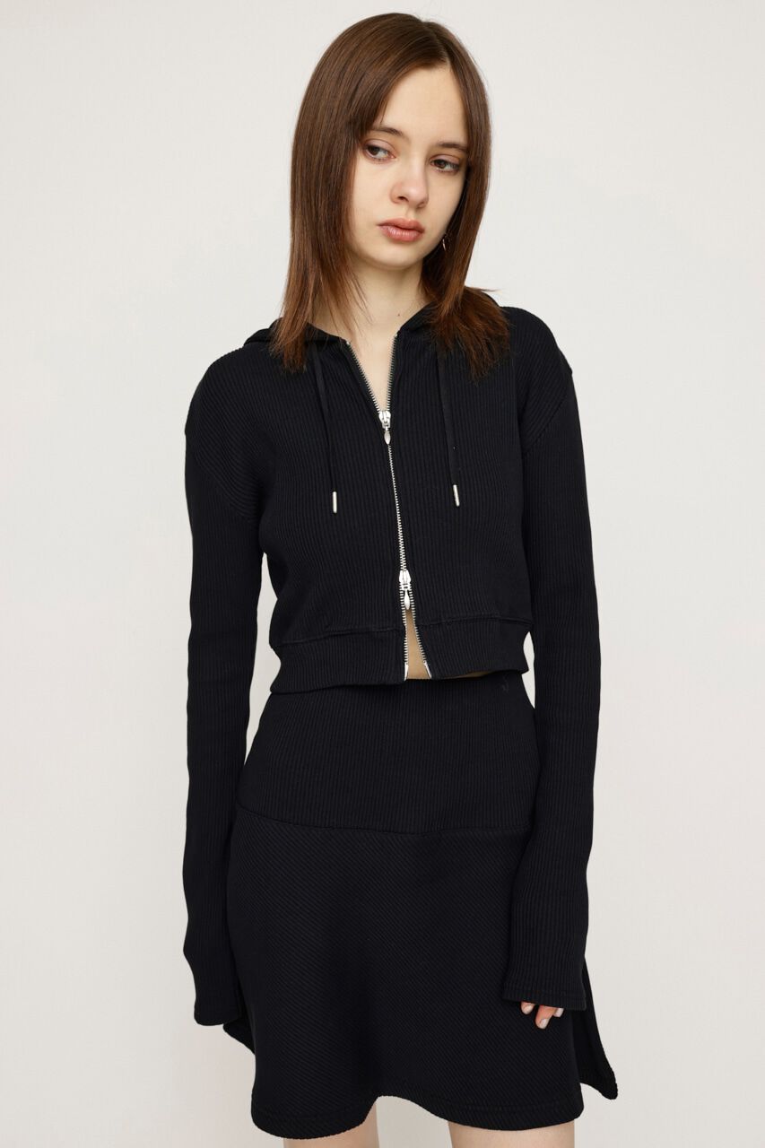 SLY「CROPPED HOODIE FLARE SK 2P」|ワンピース|