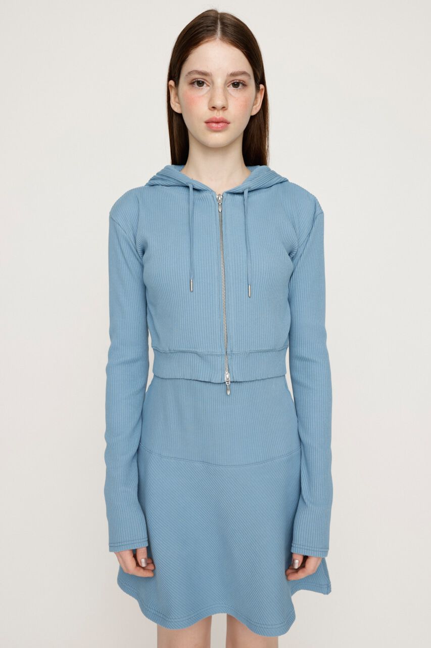 SLY「CROPPED HOODIE FLARE SK 2P」|ワンピース|