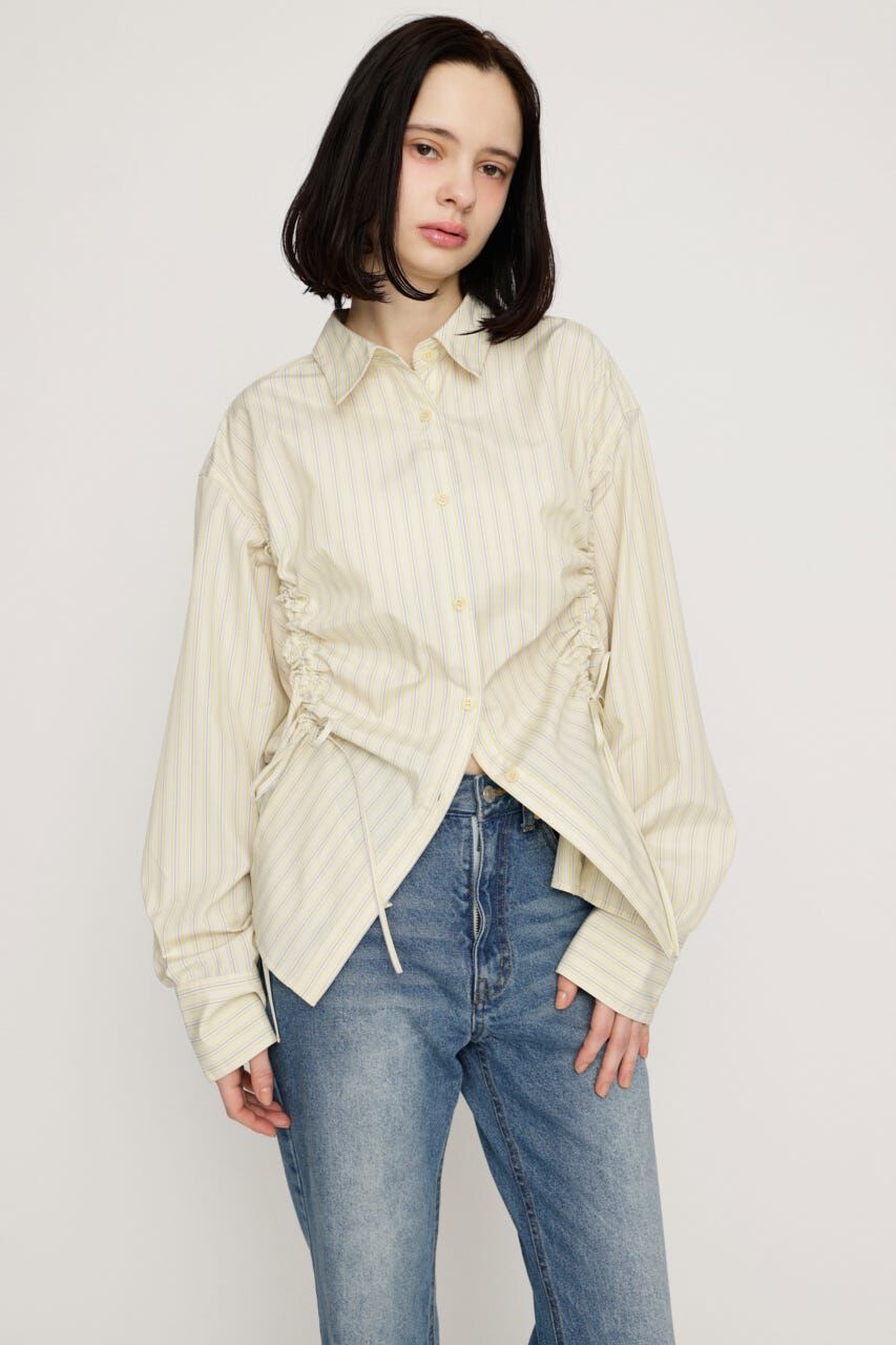 SLY「BUSTIER LAYERED GATHER シャツ」|シャツ・ブラウス|