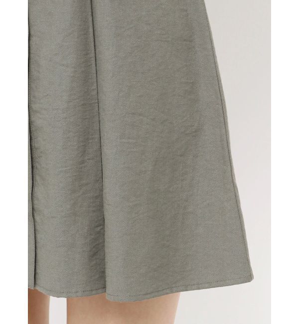 CALNAMUR「ギャザリングシャツミニワンピース」|ワンピース|