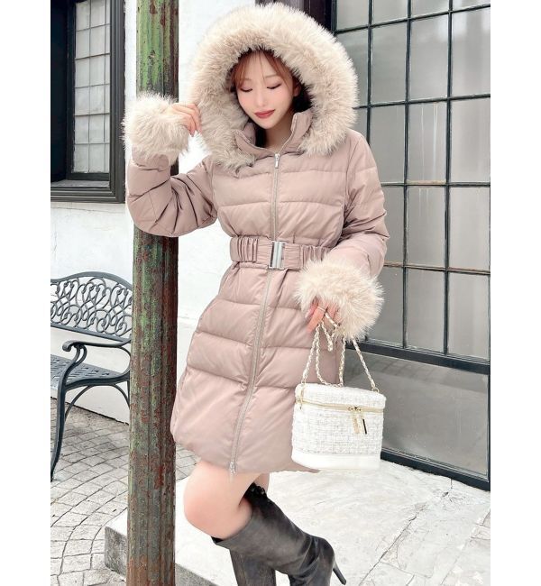 RESEXXY「フード付きダウンコート【完売サイズは品番：1526100221で販売中】」|ダウン|