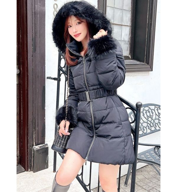 RESEXXY「フード付きダウンコート【完売サイズは品番：1526100221で販売中】」|ダウン|