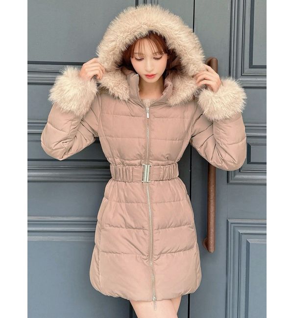 RESEXXY「フード付きダウンコート【完売サイズは品番：1526100221で販売中】」|ダウン|