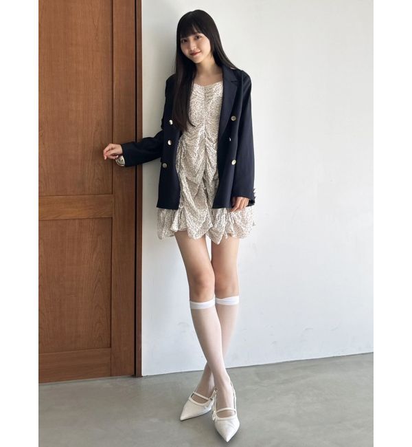 dazzlin「ギャザーリボンミニワンピース」|ワンピース|