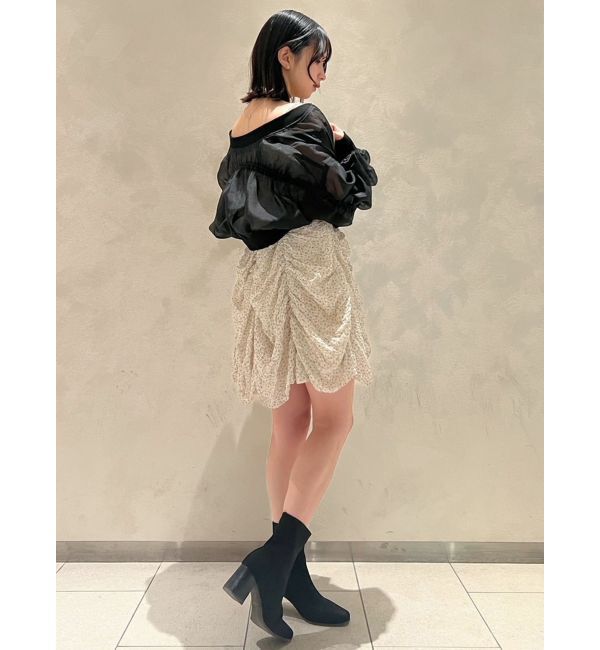 dazzlin「ギャザーリボンミニワンピース」|ワンピース|