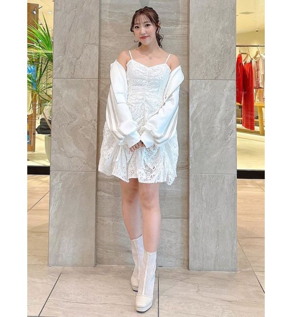 dazzlin「ギャザーリボンミニワンピース」|ワンピース|