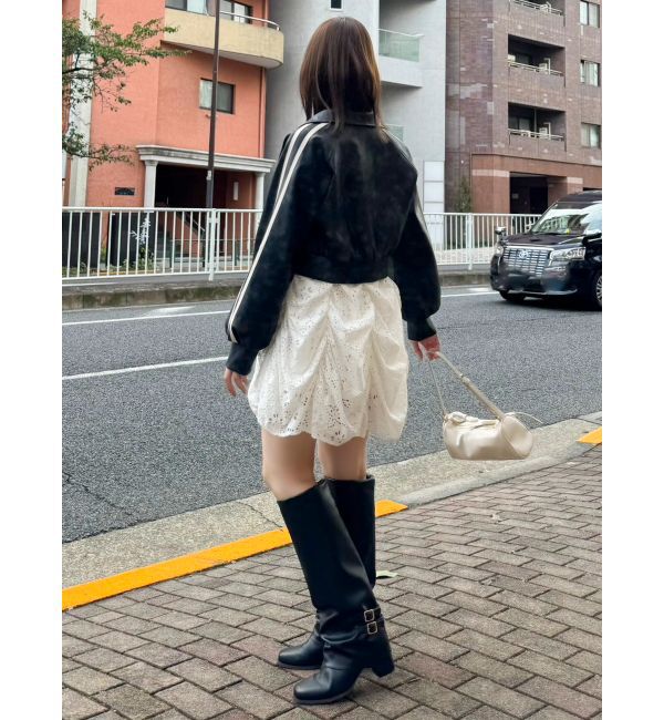 dazzlin「ギャザーリボンミニワンピース」|ワンピース|