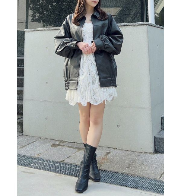 dazzlin「ギャザーリボンミニワンピース」|ワンピース|