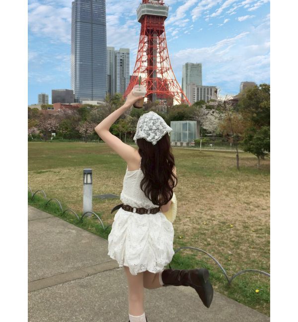 dazzlin「ギャザーリボンミニワンピース」|ワンピース|