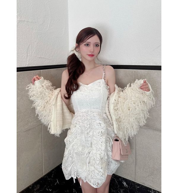 dazzlin「ギャザーリボンミニワンピース」|ワンピース|