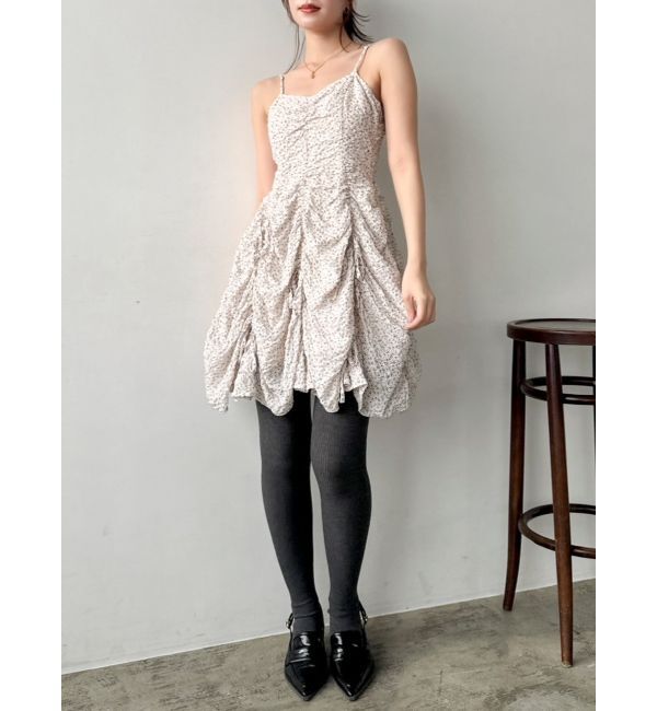 dazzlin「ギャザーリボンミニワンピース」|ワンピース|