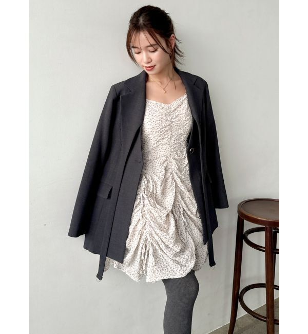 dazzlin「ギャザーリボンミニワンピース」|ワンピース|