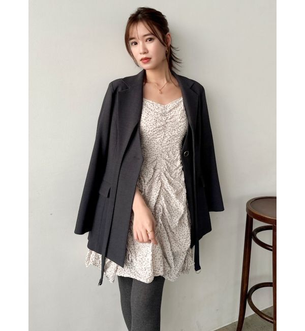 dazzlin「ギャザーリボンミニワンピース」|ワンピース|