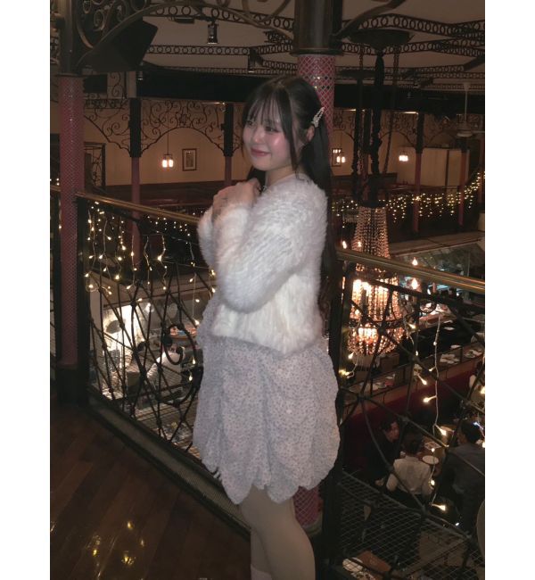 dazzlin「ギャザーリボンミニワンピース」|ワンピース|