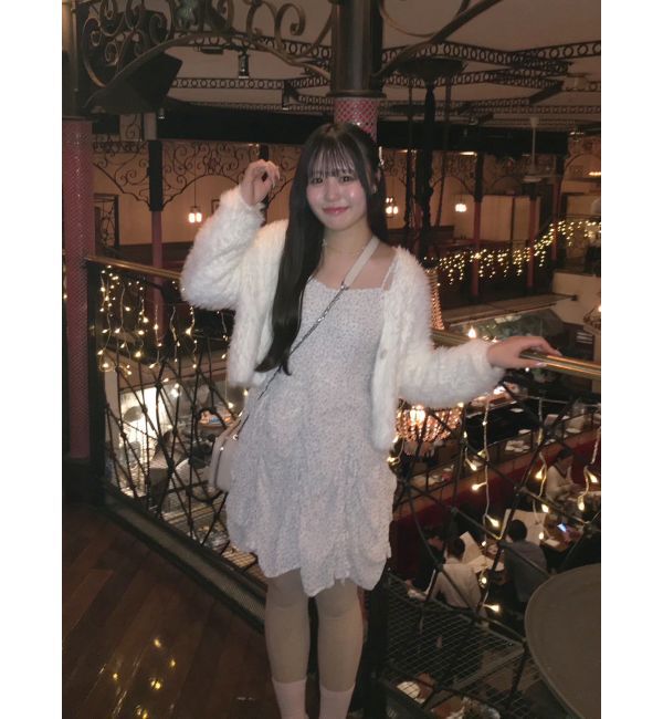 dazzlin「ギャザーリボンミニワンピース」|ワンピース|