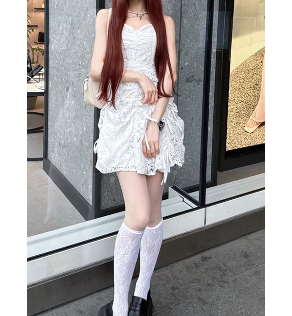 dazzlin「ギャザーリボンミニワンピース」|ワンピース|