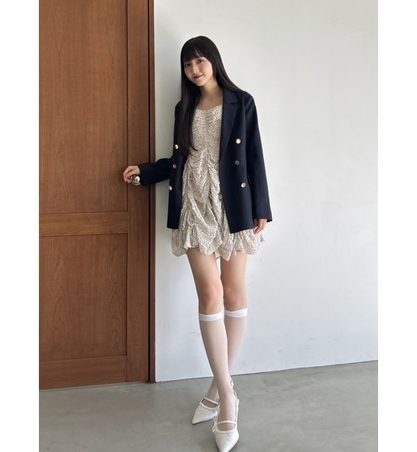 dazzlin「ギャザーリボンミニワンピース」|ワンピース|