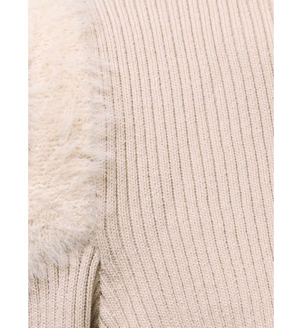 dazzlin「【20周年記念復刻！】オープンエコファースリーブニットトップス」|ニット・セーター|