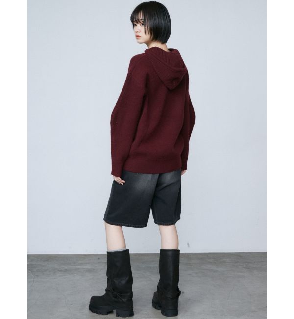 EMODA「ヴィンテージライクデニムハーフパンツ」|デニム|