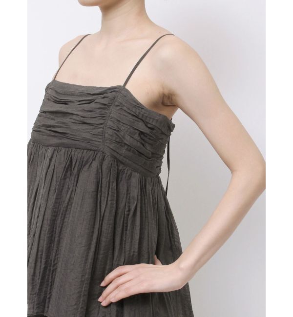 MERCURYDUO「【OUNNOUN】ペプラムキャミソールブラウス」|シャツ・ブラウス|