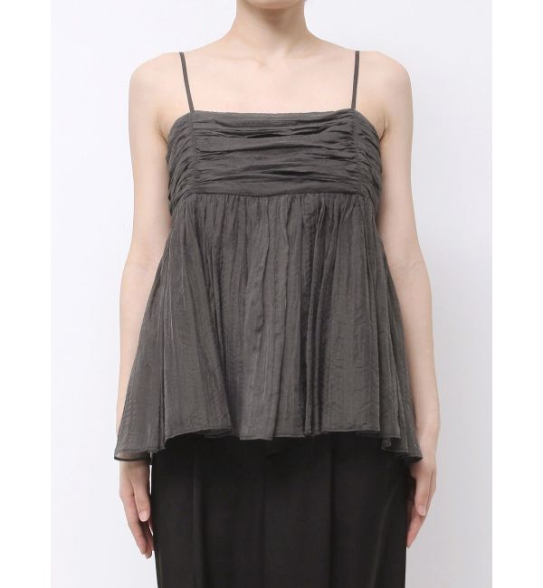 MERCURYDUO「【OUNNOUN】ペプラムキャミソールブラウス」|シャツ・ブラウス|