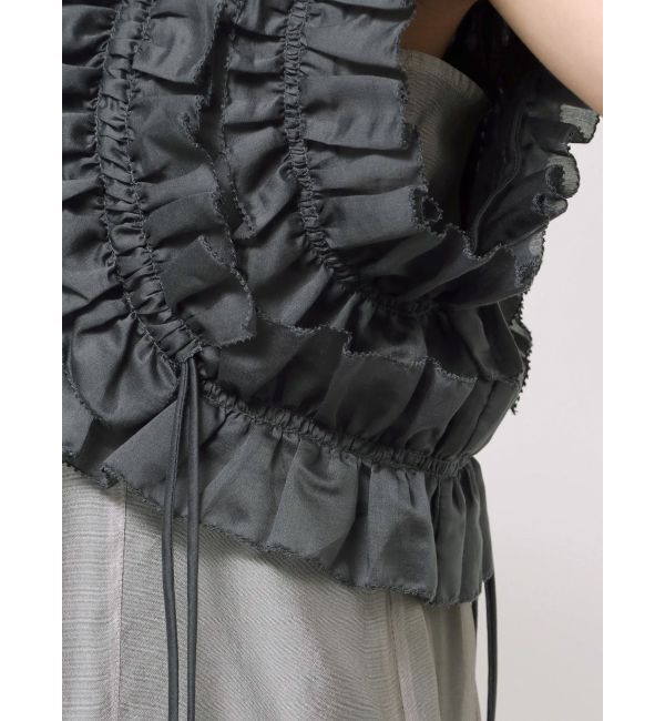 MERCURYDUO「【OUNNOUN】ピコフリル2WAYブラウス」|シャツ・ブラウス|