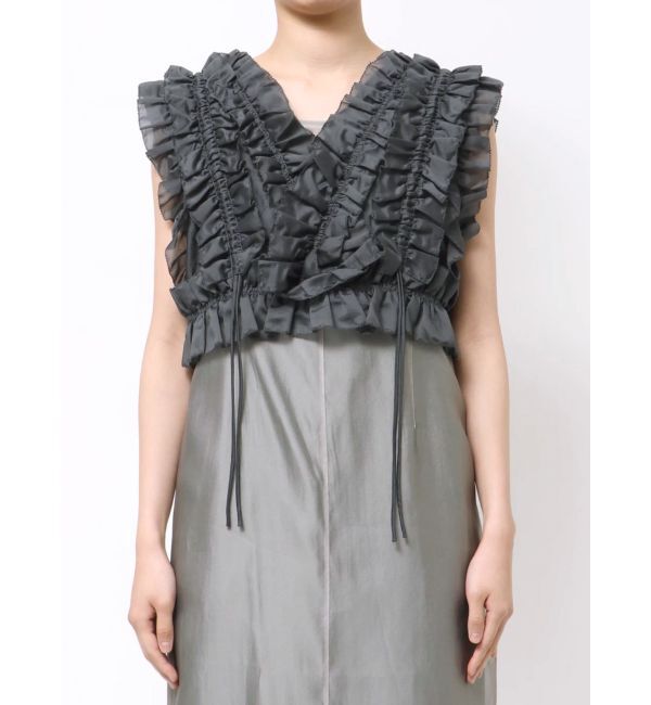 MERCURYDUO「【OUNNOUN】ピコフリル2WAYブラウス」|シャツ・ブラウス|