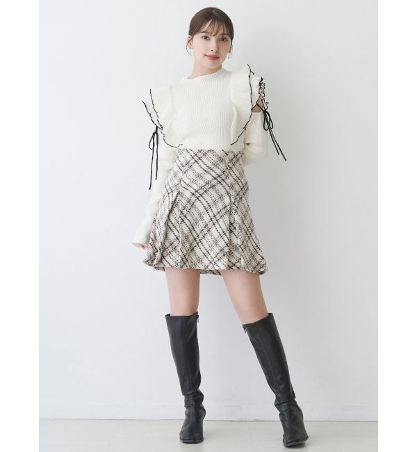 MERCURYDUO「オリジナルロービングチェックミニスカパン」|その他|