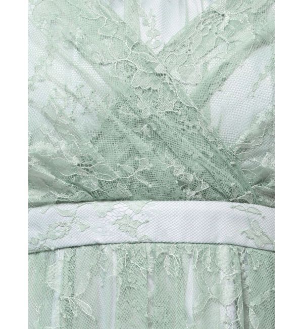 MERCURYDUO「レースギャザーフレアワンピース」|ワンピース|