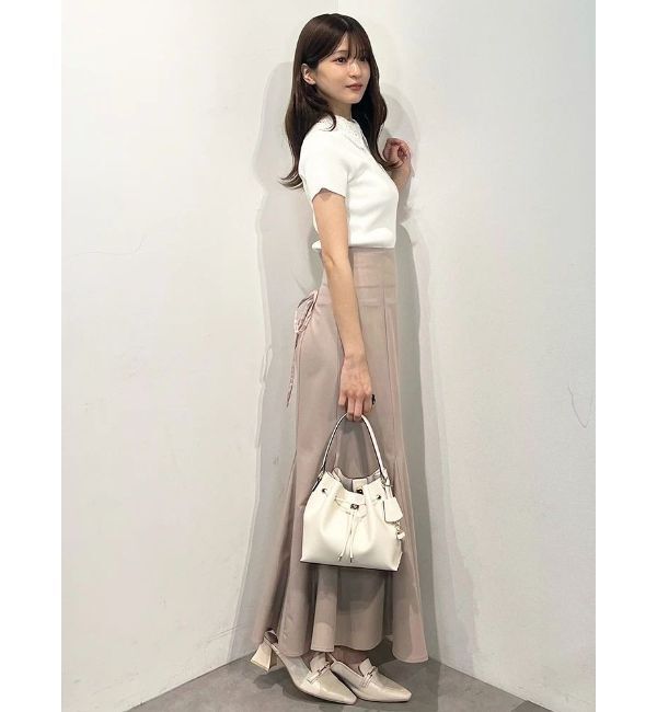 MERCURYDUO「バックレースアップストレッチマーメイドスカート」|スカート|