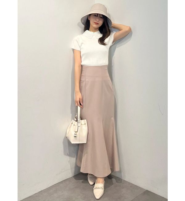 MERCURYDUO「バックレースアップストレッチマーメイドスカート」|スカート|