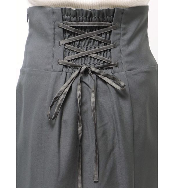 MERCURYDUO「バックレースアップストレッチマーメイドスカート」|スカート|