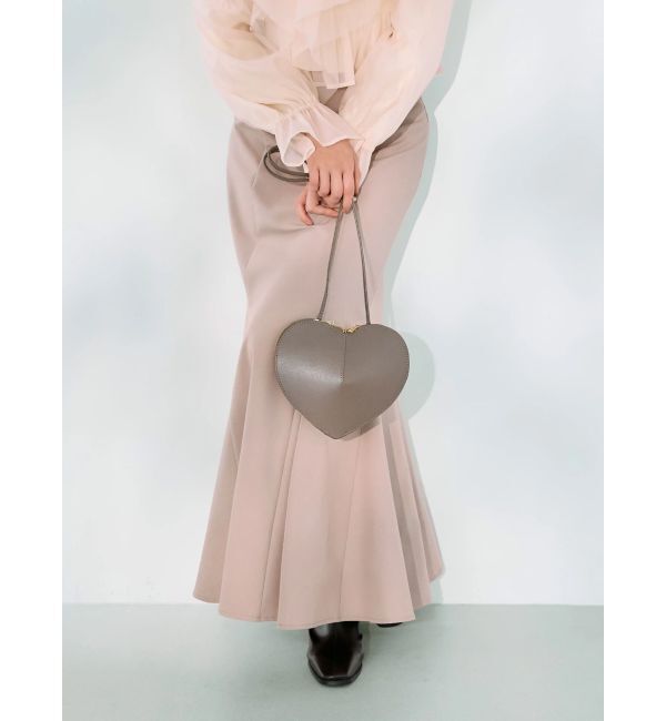 MERCURYDUO「バックレースアップストレッチマーメイドスカート」|スカート|ピンク