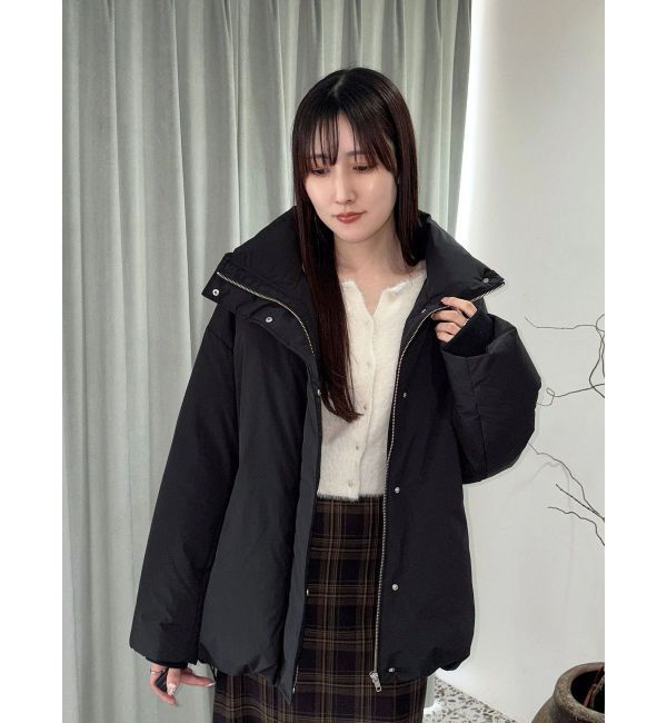 MERCURYDUO「ミニシャギークルーネックカーディガン」|カーディガン|