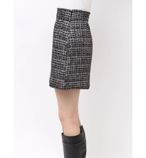 MERCURYDUO「ツイード台形ミニスカート」|スカート|