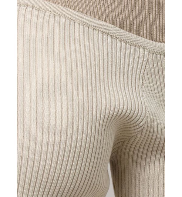 MURUA「レイヤードワンショルハーフニット」|ニット・セーター|