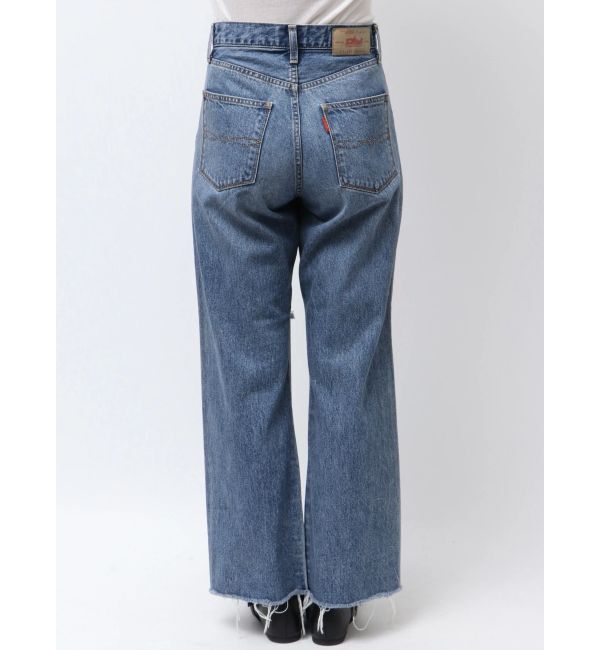 Ungrid「カットオフダメージストレートデニム」|デニム|