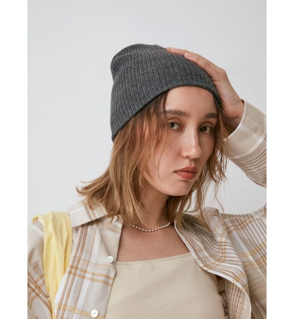 Ungrid「リブ編みニット帽」|ニット帽|