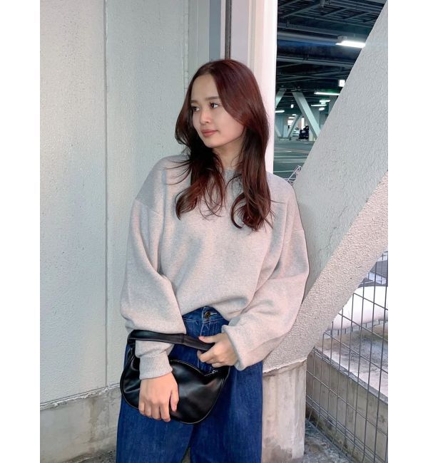 Ungrid「カシミヤ混スムース編みルーズニット」|ニット・セーター|