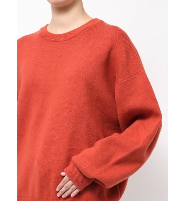 Ungrid「カシミヤ混スムース編みルーズニット」|ニット・セーター|