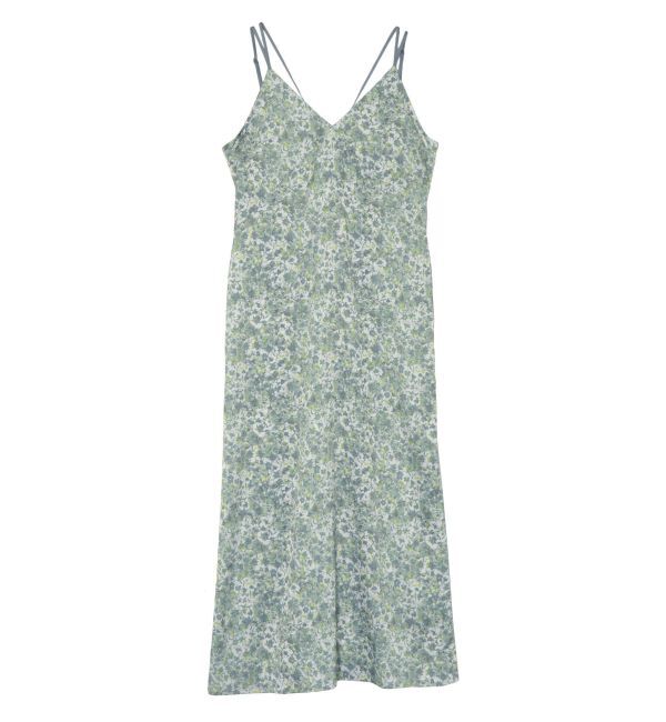 LAGUNAMOON「ヴィンテージフラワーサテンキャミワンピース」|ワンピース|