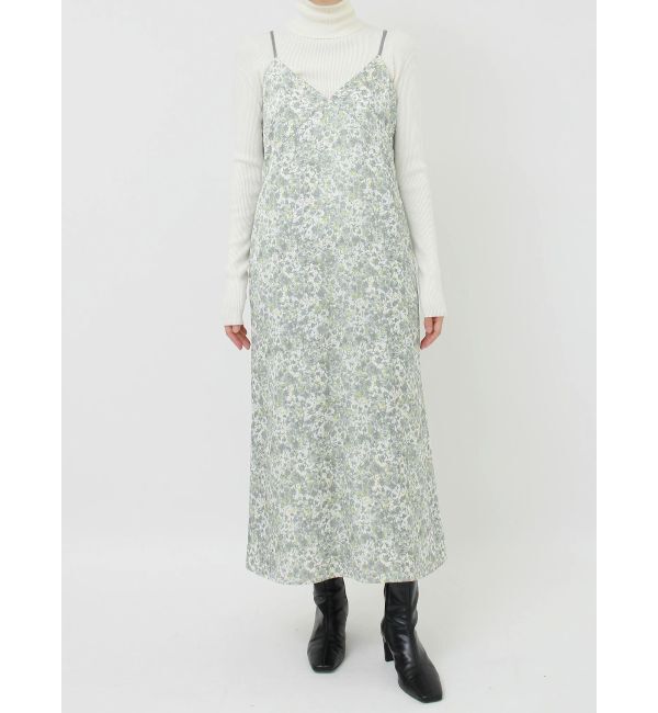 LAGUNAMOON「ヴィンテージフラワーサテンキャミワンピース」|ワンピース|