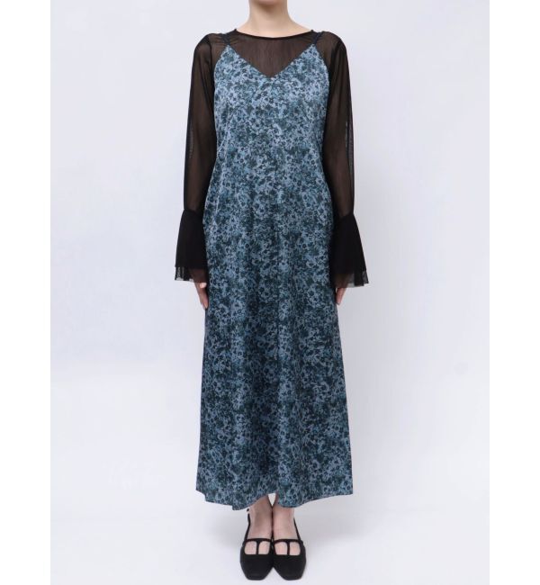 LAGUNAMOON「ヴィンテージフラワーサテンキャミワンピース」|ワンピース|