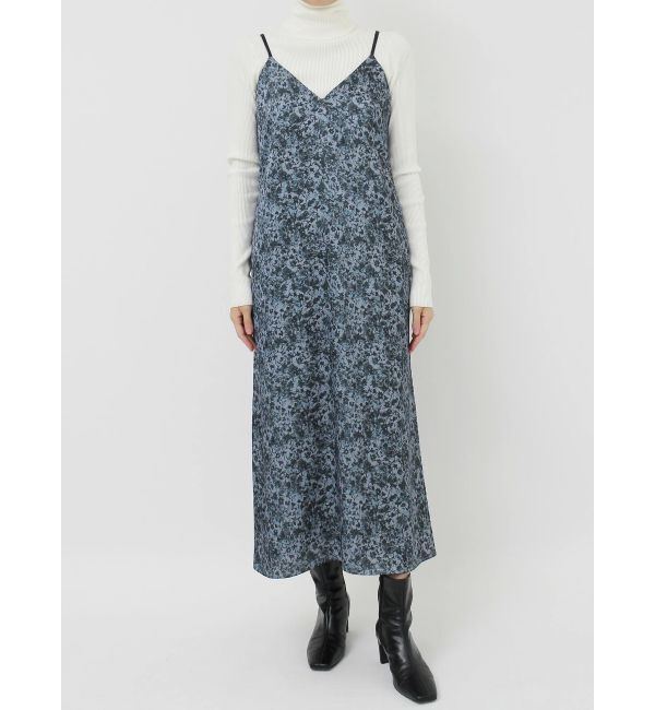 LAGUNAMOON「ヴィンテージフラワーサテンキャミワンピース」|ワンピース|