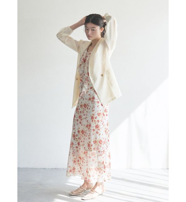 LAGUNAMOON「フロラルラッフルブラウス」|シャツ・ブラウス|