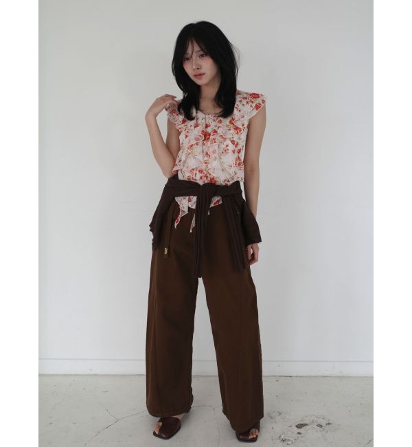 LAGUNAMOON「フロラルラッフルブラウス」|シャツ・ブラウス|